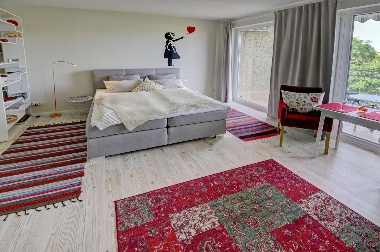 Fewo1846 - Flensview - Komfortables Studioapartment Mit Balkon Und Hafenblick Flensburg Eksteriør bilde